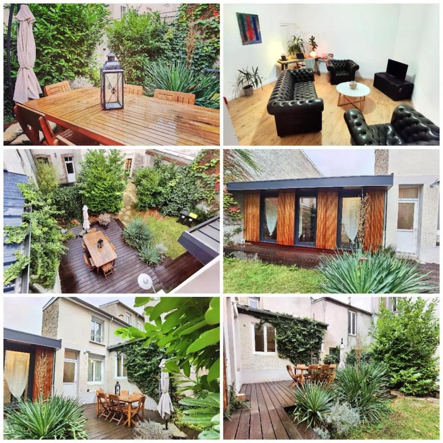 Maison De Ville Avec Terrasse Et Jardin Reims Esterno foto