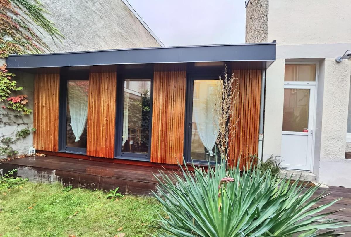 Maison De Ville Avec Terrasse Et Jardin Reims Esterno foto